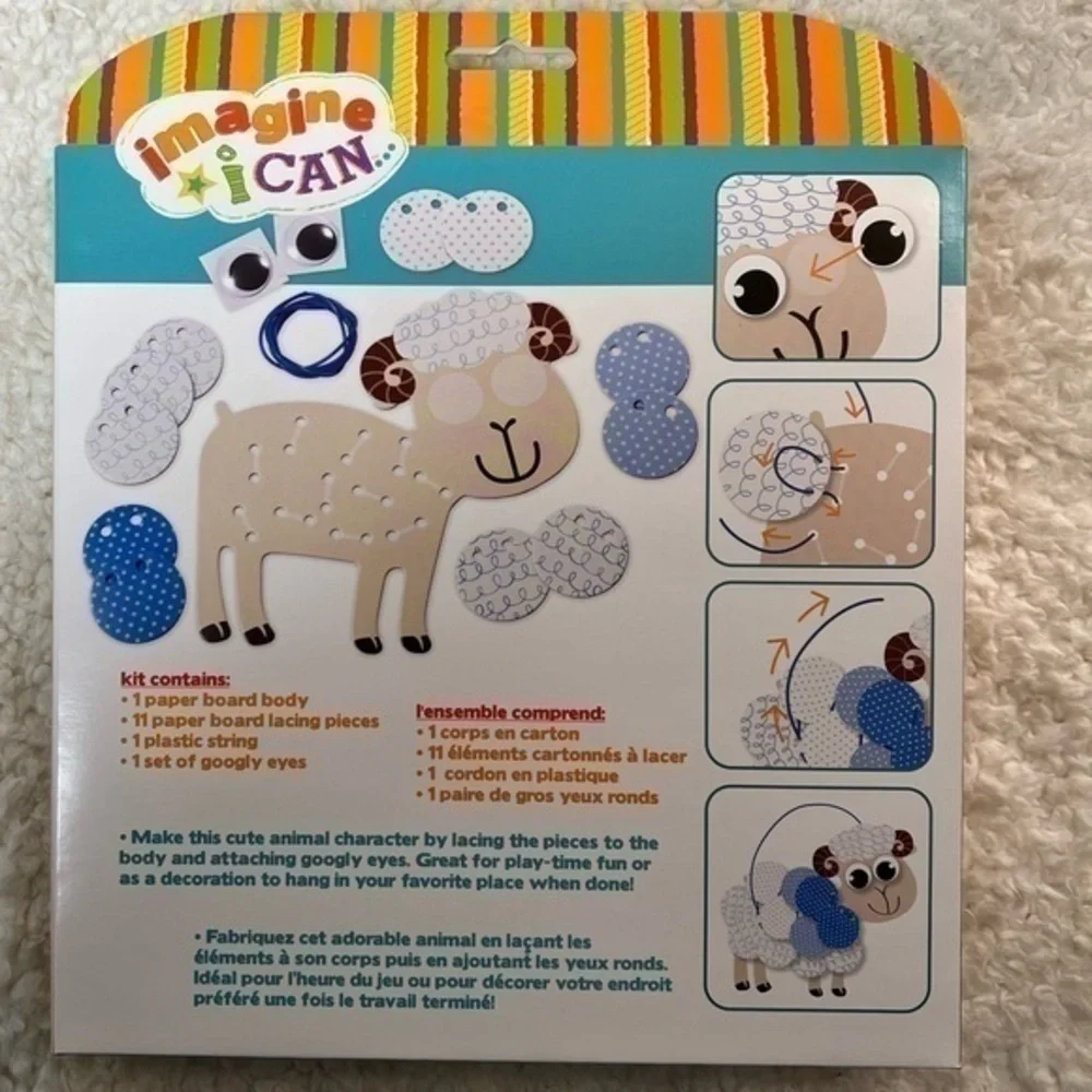 Manhattan Toy Imagine I Can Lace & Play Ram - Picture 2 of 6